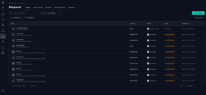 GreyMatter Respond Page Screenshot